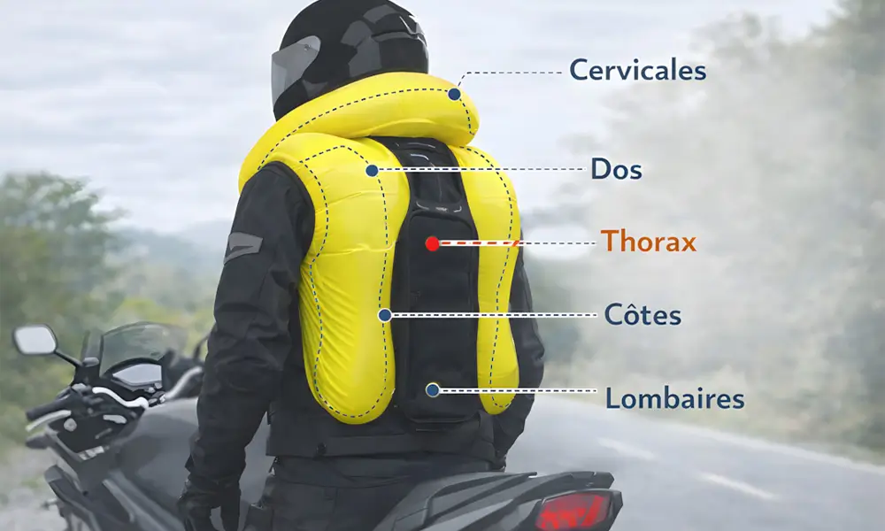 Airbag moto Equip Motard